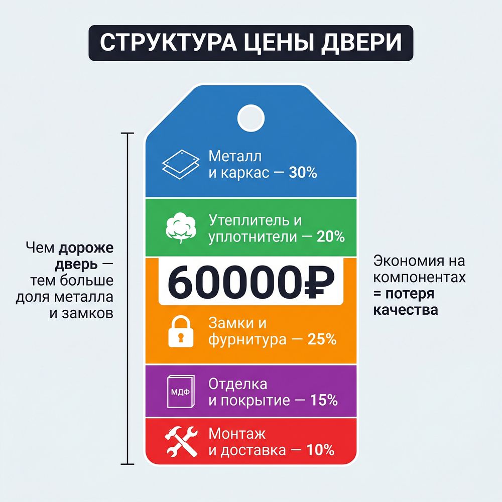 «Почему разные мастера называют разную стоимость на одинаковые двери?»: прозрачный разбор ценообразования