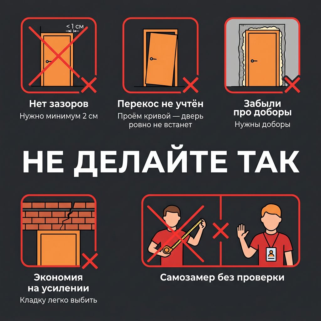 Подводные камни - пять ошибок при нестандарте (рисунок)