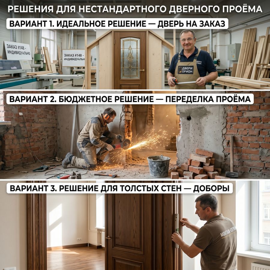 Три варианта решения нестандарта - сравнение