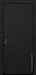 Дверь  Тетра цвет черный кашемир/черный кашемир 880х2060 мм вид снаружи