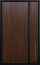 Дверь  Соло цвет тик/дуб беленый 1240х2050 мм вид изнутри