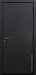 Дверь  Квадро цвет черно-серый/черно-серый 880х2060 мм вид снаружи