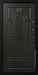 Дверь  Магнат цвет черно-серый/черно-серый 860х2050 мм вид изнутри