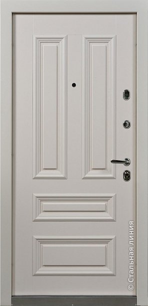 Дверь  Рапсодия цвет слоновая кость/слоновая кость 880х2060 мм