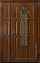 Дверь  Севилья цвет дуб темный/дуб беленый 1240х2050 мм вид снаружи