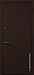 Дверь  Терра цвет коричневый/коричневый 880х2060 мм вид снаружи