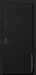 Дверь  Коста цвет черный кашемир/черный кашемир 880х2060 мм вид снаружи