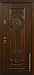 Дверь  Афины цвет дуб золотистый/дуб золотистый 880х2060 мм вид снаружи