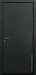 Дверь  Квадро цвет серый графит/серый графит 880х2060 мм вид снаружи