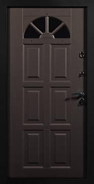 Дверь  Кармен цвет коричневый/коричневый 860х2050 мм вид изнутри