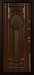 Дверь  Афины цвет дуб золотистый/дуб золотистый 880х2060 мм вид изнутри