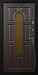 Дверь  Мадрид цвет коричневый/коричневый 860х2050 мм вид изнутри