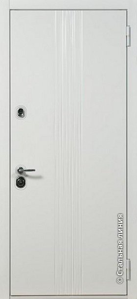 Дверь  Рэйн цвет белый/белый 880х2060 мм