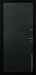 Дверь  Квадро цвет серый графит/серый графит 880х2060 мм вид изнутри