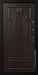 Дверь  Магнат цвет коричневый/коричневый 860х2050 мм вид изнутри