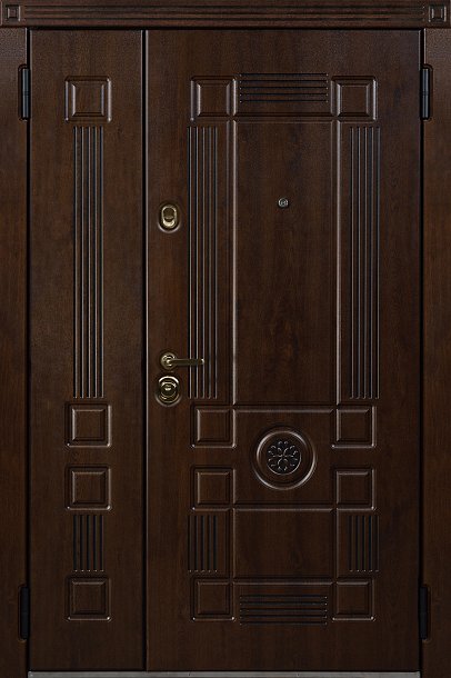 Двупольная входная дверь Эллада в классическом стиле