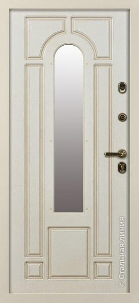 Дверь  Лацио цвет белый/белый 880х2060 мм