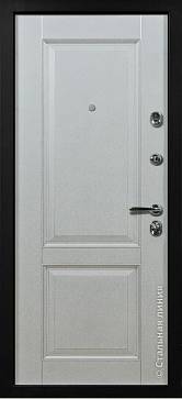 Дверь  Марсель цвет дуб седой/белый 880х2060 мм вид изнутри