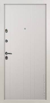Дверь  Фьюжн цвет белый кашемир/белый кашемир 880х2060 мм вид изнутри