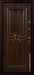 Дверь  Палаццо цвет дуб темный/слоновая кость 880х2060 мм вид изнутри