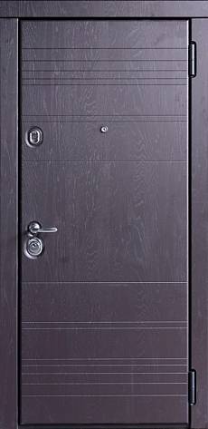 Дверь  Кёльн цвет крафтовый дуб/белый 960х2060 мм вид снаружи