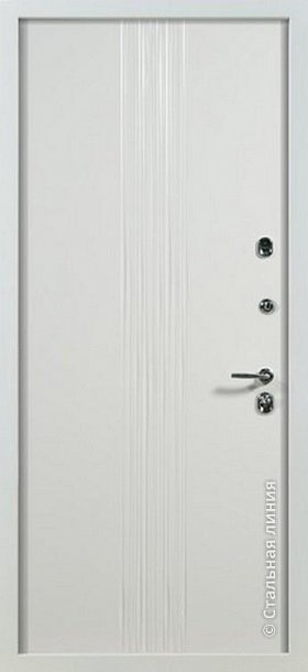 Дверь  Рэйн цвет белый/белый 880х2060 мм