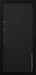 Дверь  Тетра цвет черный кашемир/черный кашемир 880х2060 мм вид изнутри
