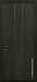Дверь  Терра цвет черно-серый/черно-серый 880х2060 мм вид снаружи