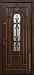 Дверь  Тауэр цвет дуб темный/дуб беленый 880х2060 мм вид снаружи