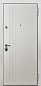Дверь  Коста цвет белый кашемир/белый кашемир 880х2060 мм снаружи
