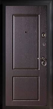 Дверь  Эссен цвет крафтовый дуб/белый 960х2060 мм вид изнутри