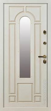 Дверь  Лацио цвет белый/белый 880х2060 мм вид изнутри