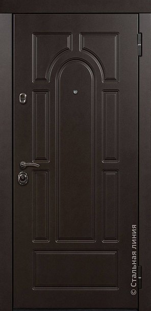 Термовлагостойкая входная дверь Магнат с покрытием SteelTex