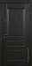 Дверь  Бристоль Лайт цвет черно-серый/черно-серый 860х2050 мм вид снаружи