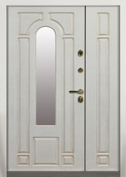 Дверь  Империя цвет белый/белый 1280х2060 мм