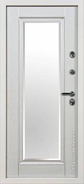 Дверь  Виконт цвет белый/белый 880х2060 мм вид изнутри