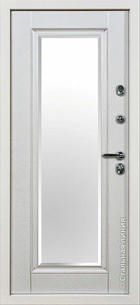 Дверь  Виконт цвет белый/белый 880х2060 мм