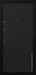 Дверь  Юна цвет черный кашемир/черный кашемир 880х2060 мм вид изнутри