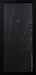 Дверь  Клео цвет черно-серый/черно-серый 880х2060 мм вид изнутри