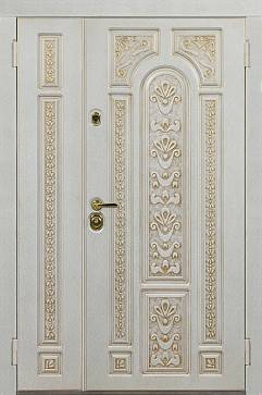Дверь  Рембрандт цвет белый/белый 1280х2060 мм вид снаружи
