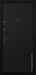 Дверь  Коста цвет черный кашемир/черный кашемир 880х2060 мм вид изнутри