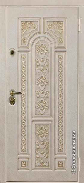 Дверь  Рафаэль цвет белый/белый 880х2060 мм