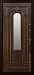 Дверь  Лацио цвет дуб темный/дуб темный 880х2060 мм вид изнутри