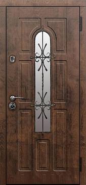 Дверь  Калипсо цвет шабо/шабо 860х2050 мм вид снаружи